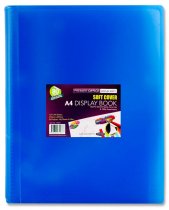 PREMIER OFFICE A4 80 POCKET DISPLAY BOOK - SOFT COVER 3 ASST.