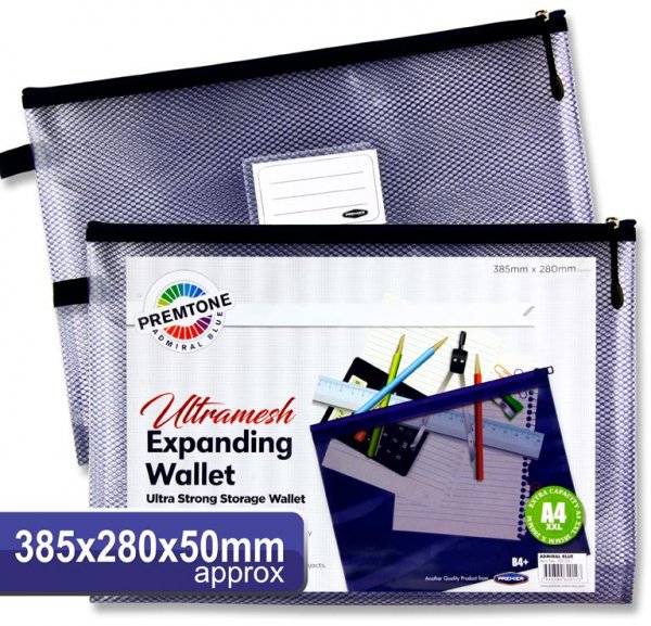 PREMTONE B4+ ULTRAMESH EXPANDING WALLET - ADMIRAL BLUE