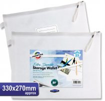 PREMTO A4+ EXTRA DURABLE STORAGE WALLET - ICE CLEAR PEARL