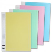PREMTO PASTEL A4 40 POCKET DISPLAY BOOK 4 ASST.