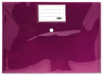 PREMTO PKT.5 A4 BUTTON STORAGE WALLETS S-3