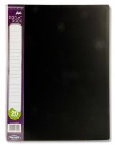 PREMIER OFFICE A4 20 POCKET DISPLAY BOOK 3 Colours