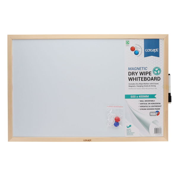 PREMIER OFFICE MAGNETIC WHITEBOARD 60x40cm