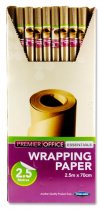 PREMIER OFFICE KRAFT BROWN PAPER ROLL 2.5m x 70cm CDU