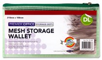 PREMIER OFFICE DL MESH WALLET 3 ASST.