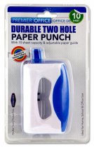 PREMIER OFFICE 2 HOLE PAPER PUNCH 3 ASST.