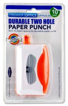 PREMIER OFFICE 2 HOLE PAPER PUNCH 3 ASST.