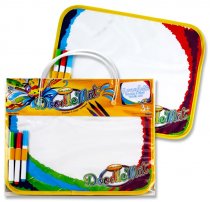 WOC REMARKABLE TRAVEL DOODLE MAT W/MARKERS