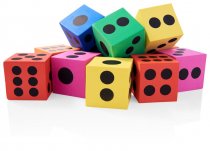 CLEVER KIDZ PKT.12 EVA DICE