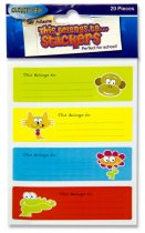 CLEVER KIDZ ″THIS BELONGS TO...″ STICKERS