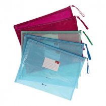 PREMIER OFFICE PKT.5 A4 MESH WALLETS