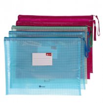 PREMIER OFFICE PKT.5 A4 MESH WALLETS