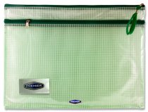 PREMIER OFFICE B4 DOUBLE ZIP MESH WALLET 3 ASST.