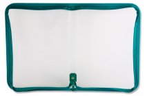 PREMIER OFFICE A4 CLEAR COVER ZIPPER FILE WALLET BOLD 3 ASST.