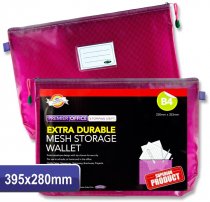 PREMIER OFFICE B4 EXTRA DURABLE MESH WALLET - PURPLE