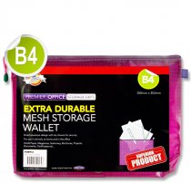 PREMIER OFFICE B4 EXTRA DURABLE MESH WALLET - PURPLE