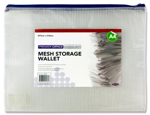 PREMIER UNIVERSAL A4 DURABLE STORAGE WALLET