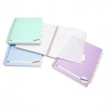 PREMTO PASTEL A4 250pg PP 5 SUBJECT WIRO PROJECT BOOK 4 ASST.