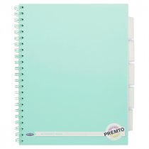 PREMTO PASTEL A4 250pg PP 5 SUBJECT WIRO PROJECT BOOK 4 ASST.