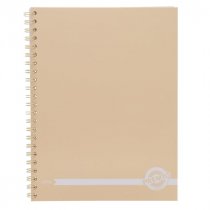 PREMTO PASTEL A4 200pg WIRO NOTEBOOK 4 ASST.