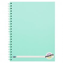 PREMTO PASTEL A4 200pg WIRO NOTEBOOK 4 ASST.