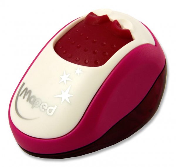 MAPED CLEAN PENCIL SHARPENER TWIN HOLE CDU 3 ASST.