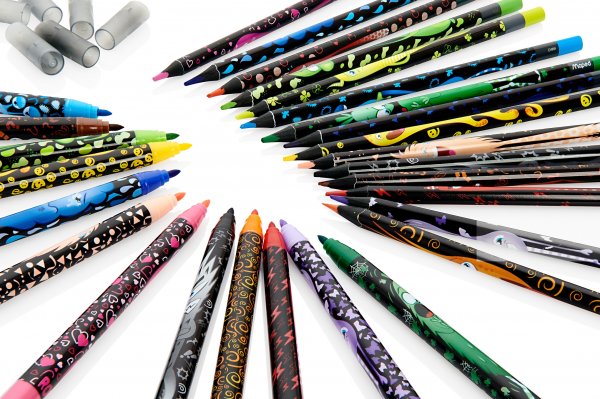 MAPED COLOR'PEPS PKT.12 PENCILS & 15 COLOUR MARKERS