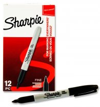 SHARPIE PERMANENT MARKER - FINE BLACK