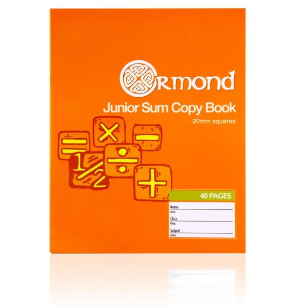 ORMOND 40pg 20mm Sq JUNIOR SUM COPY