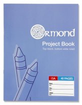 ORMOND 40pg No.15A PROJECT BOOK
