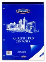 PREMIER A4 320pg REFILL PAD - TOP