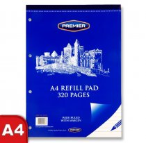 PREMIER A4 320pg REFILL PAD - TOP