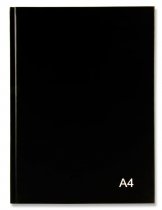 PREMIER PKT.4 A4 160pg HARDCOVER NOTEBOOK - BOLD