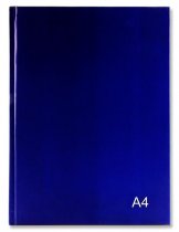 PREMIER PKT.4 A4 160pg HARDCOVER NOTEBOOK - BOLD