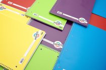 PREMTO A4 160pg SPIRAL NOTEBOOK 5 ASST.