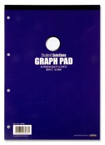STUDENT SOLUTIONS A4 GRAPH PAD 80 SHEETS