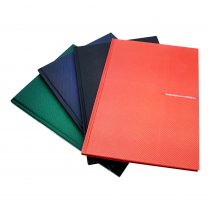 PREMIER A4 160pg HARDCOVER NOTEBOOK - BOLD 4 ASST.