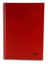 PREMIER A4 160pg HARDCOVER NOTEBOOK - BOLD 4 ASST.