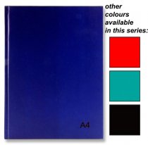 PREMIER A4 160pg HARDCOVER NOTEBOOK - BOLD 4 ASST.