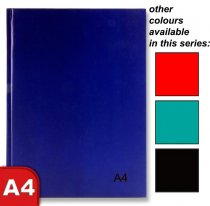 PREMIER A4 160pg HARDCOVER NOTEBOOK - BOLD 4 ASST.