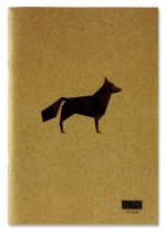 ICON A5 80pg 110gsm KRAFT SKETCH BOOK ANIMALIA DESIGN 4 ASST.