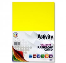 PREMIER ACTIVITY A3 160gsm CARD 200 SHEETS - RAINBOW