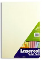 LASERCOL A4 80gsm COLOUR PAPER 100 SHEETS - PASTEL