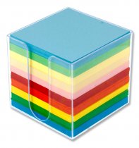 PREMIER OFFICE 90x90mm PAPER BLOCK IN PVC BOX