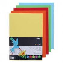 PREMIER ACTIVITY A4 160gsm CARD 250 SHEETS - RAINBOW