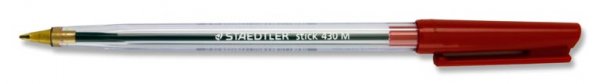 STAEDTLER TUB 50 STICK 430 BALLPOINT PENS - RED