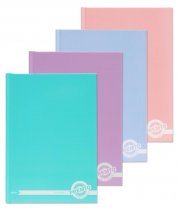 PREMTO PASTEL A5 160pg HARDCOVER NOTEBOOK 4 ASST.