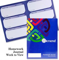 ORMOND 88pg PRIMARY HOMEWORK JOURNAL - PURPLE