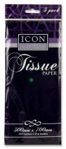 ICON CRAFT PKT.5 500x700mm TISSUE PAPER - DARK GREEN