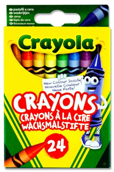 CRAYOLA BOX 24 CRAYONS